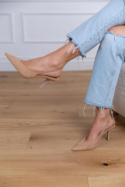 Décolleté slingback - il tacco che non stanca