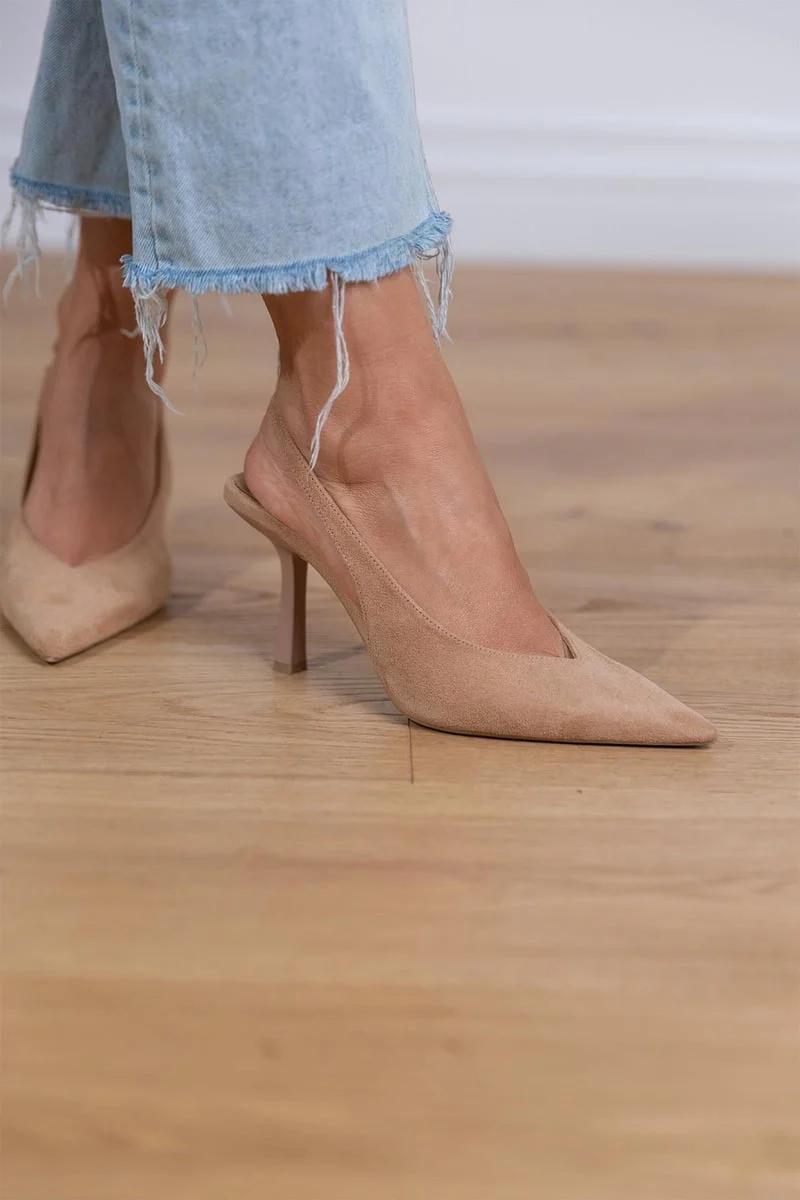 Décolleté slingback - il tacco che non stanca